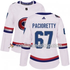Adidas Maillot de Hockey Montreal Canadiens Max Pacioretty 67 2017-2018 Blanc Classic Authentic - Femme